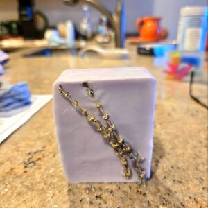 2 bars lavender she handmade soap